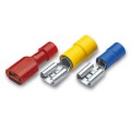 PFF03488P - Clip complètement isolé femelle rouge rouge (0,25 à 1,5 mm²) - 4,8 x 0,8 mm