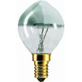 Lampe à incandescence, calotte argentée, finition argenté-clair,  60w