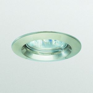 Luminaire encastré, zadora fixe kit,  1 lampe fournie halogen dichro fighter, alimentation transformateur 230v/12v électronique (et), classe ii,  alu
