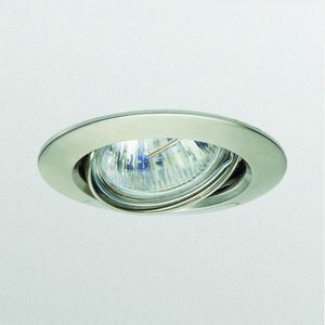 Luminaire encastré, zadora orientable kit,  1 lampe fournie master line es 50mm, alimentation transformateur 230v/12v électronique (et), classe ii,  alu