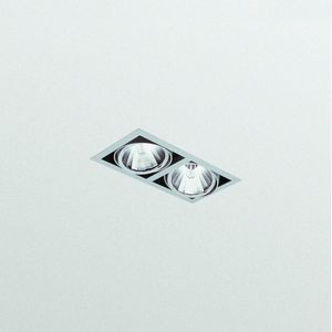Luminaire système, scrabble encastré standard,  2 lampe fournie master sdw-tg mini white son,  gr, optique nb12-nb12