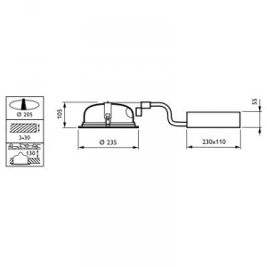 FBH024 - 2 pcs - MASTER PL-C 4 Pin - 26 W - Teinte 830 - Lampe(s) incluse(s) - Électronique haute fréquence - Blanc - Frosted glass