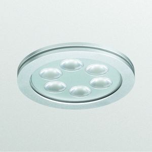 Spot encastré IP54 Philips Turnround rond 6W aluminium
