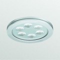 Luminaire encastré, turnround rond ip54,  6,  830 (non fournie) led high brightness,  alu