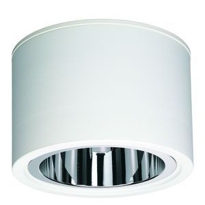 Plafonnier décoratif, fugato métal plafonnier,  1,  830 lampe fournie master pl-c 4 pin, alimentation électronique (hf-p),  alu-wh, optique c
