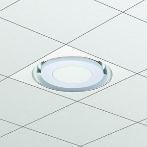 Encastré, rotaris opale,  1,  830 lampe fournie master tl5 circular, alimentation électronique (hf-p),  wh