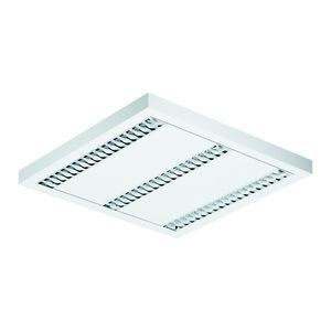 Plafonnier ou suspension, plafonnier arano optique c8,  3,  840 lampe fournie tl5, alimentation électronique (hf-p), classe i,  wh, optique c8