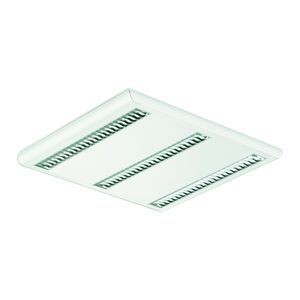 Plafonnier ou suspension, smartform plafonnier excellent confort,  3,  840 lampe fournie tl5, alimentation électronique (hf-p),  wh, optique d8-c