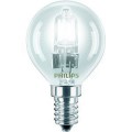 Lampe halogène, ecoclassic forme sphérique, finition clear,  18w, classe énergétique d