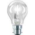 Lampe halogène ecoclassic forme standard finition clear 42w classe énergétique c - Philips