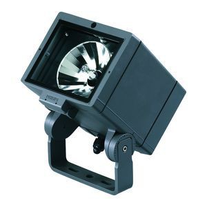 Projecteur decoflood 619, lampe fournie master colour cdm-t 150 ww, alimentation ferromagnétique compensé, classe i, gris