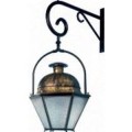 Lanterne Charles, Lampe Son 100 W (non Fournie), Classe I, Laiton Patiné