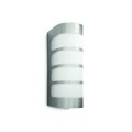 Fence wall lantern inox 1x23w 230v