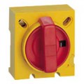 Commande rotative d'urgence - directe sur DPX 125 - rouge/jaune