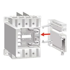 Base débrochable prise avant DPX 1600 avec méca ''Débro-lift'' - 3P