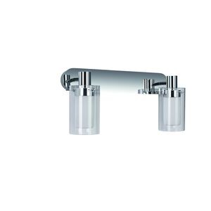 Care wall lamp chrome 2x12w 230v