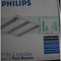 Kit dalle luminaire encastré  3x14W TL5 - Philips
