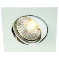 Bombay square recessed white 1x50w 230v