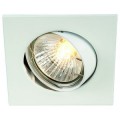 Bombay square recessed white 1x50w 230v