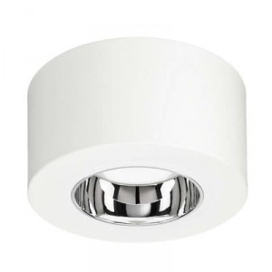 LuxSpace Plafonnier Compact 1200 lm - DN570C LED12S/830 PSED-E C - Blanc - Gradable