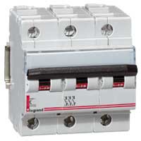 Disjoncteur magnéto-thermique DX-H 10000 - Lexic - 3P - 400 V~ - 80 A - courbe C