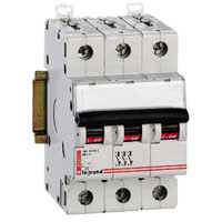 Disjoncteur magnéto-thermique DX 6000 - Lexic - 3P - 400 V~ - 10 A - 15 kA - courbe D