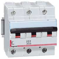 Disjoncteur magnétique seul DX-MA 25 kA - Lexic - 3P - 63 A - 25 kA - courbe MA - Legrand - 007160