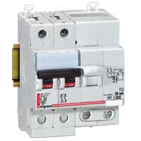Disjoncteur différentiel monobloc DX 6000 - Lexic vis - 2P - 230/400 V~ - 32 A - type AC -30 mA