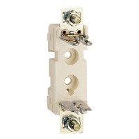 Socle pour cartouche à couteau - taille 00 - 160 A - 1P - nu - fixation à vis