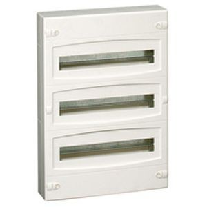 Coffret Ekinoxe TX - 3 x 18 modules - IP 30 - blanc RAL 9010