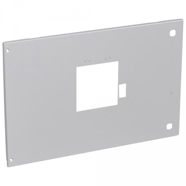 Plastron métal XL3 4000 - 1 DPX 630 débro - commande motorisée - vert