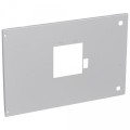 Plastron métal XL3 4000 - 1 DPX 630 débro - commande motorisée - vert