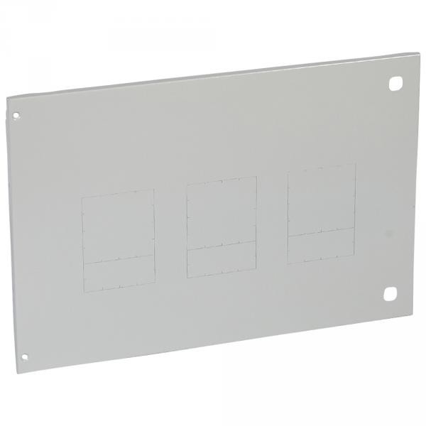 Plastron métal XL3 4000 - 1 à 3 DPX 250 ou 1 à 2 DPX 630 extractible - vertical