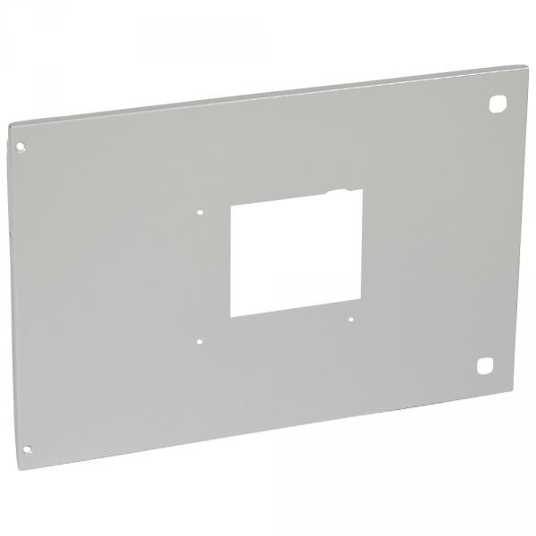Plastron métal XL3 4000 - 1 DPX 250 ou 630 débrochable - vert