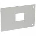 Plastron métal XL3 4000 - 1 DPX 250 ou 630 débrochable - vert