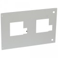 Plastron métal XL3 4000 - 2 DPX 630 débro - inverseur source cdee motorisée