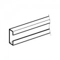 Barre en C - 40x20 mm - section 155 mm² - 1250/1000 A admissibles - L. 1780 mm