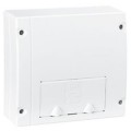 Coffret réseau basique - 4 prises RJ45 ou TV - à équiper