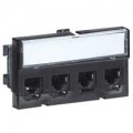 Bloc switch 10/100 Mbps - 4 ports RJ45