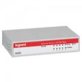 Switch éthernet mobile - 5 ports 10/100 Mbps RJ45 STP - alim + transfo fournie