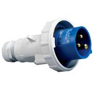 Fiche droite P17 - IP66/67 - 32 A - 200/250 V~ - 2P+T