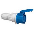 Prise mobile P17 - IP44 - 16 A - 200/250 V~ - 2P+T - plastique