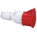 Prise mobile P17 - IP44 - 16 A - 380/415 V~ - 3P+T - plastique