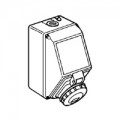 Socle prise saillie Hypra - IP66/67- 125 A - 380/415 V~ - 3P+T - plastique