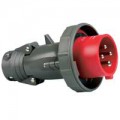 Fiche droite Hypra - IP66/67- 125 A - 380/415 V~ - 3P+T - plastique