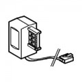 Cordon axiophone - avec fiche téléphone et RJ 11 - 3 m