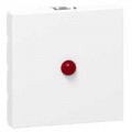 Indicateur d'action Legrand Mosaic - pour détecteurs alarme type 1 - 2 mod - blanc