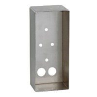 Cadre visière inox saillie - pour commande de gache réf. 408 81/82