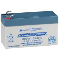 Batterie 12 V - 1,2 Ah - pour centrale alarme intrusion filaire 432 03 + sirènes