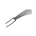Câble d'alarme 6 fils 6/10e - pour alarme intrusion filaire - 50 m